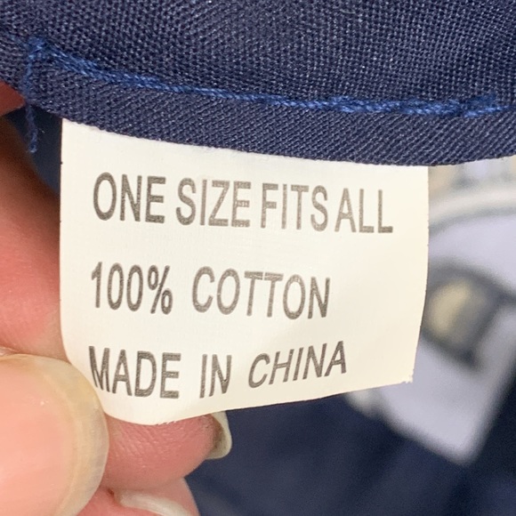 FD Fire Department Baseball Hat Unisex OSFA Navy Blue Embroidered Strapback Cap - Picture 13 of 13